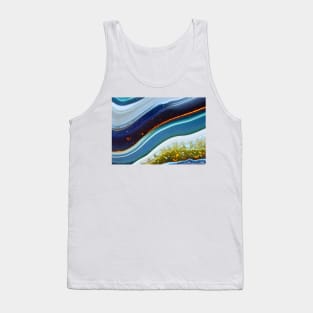 Gemstone Agate Jasper texture 19 Tank Top